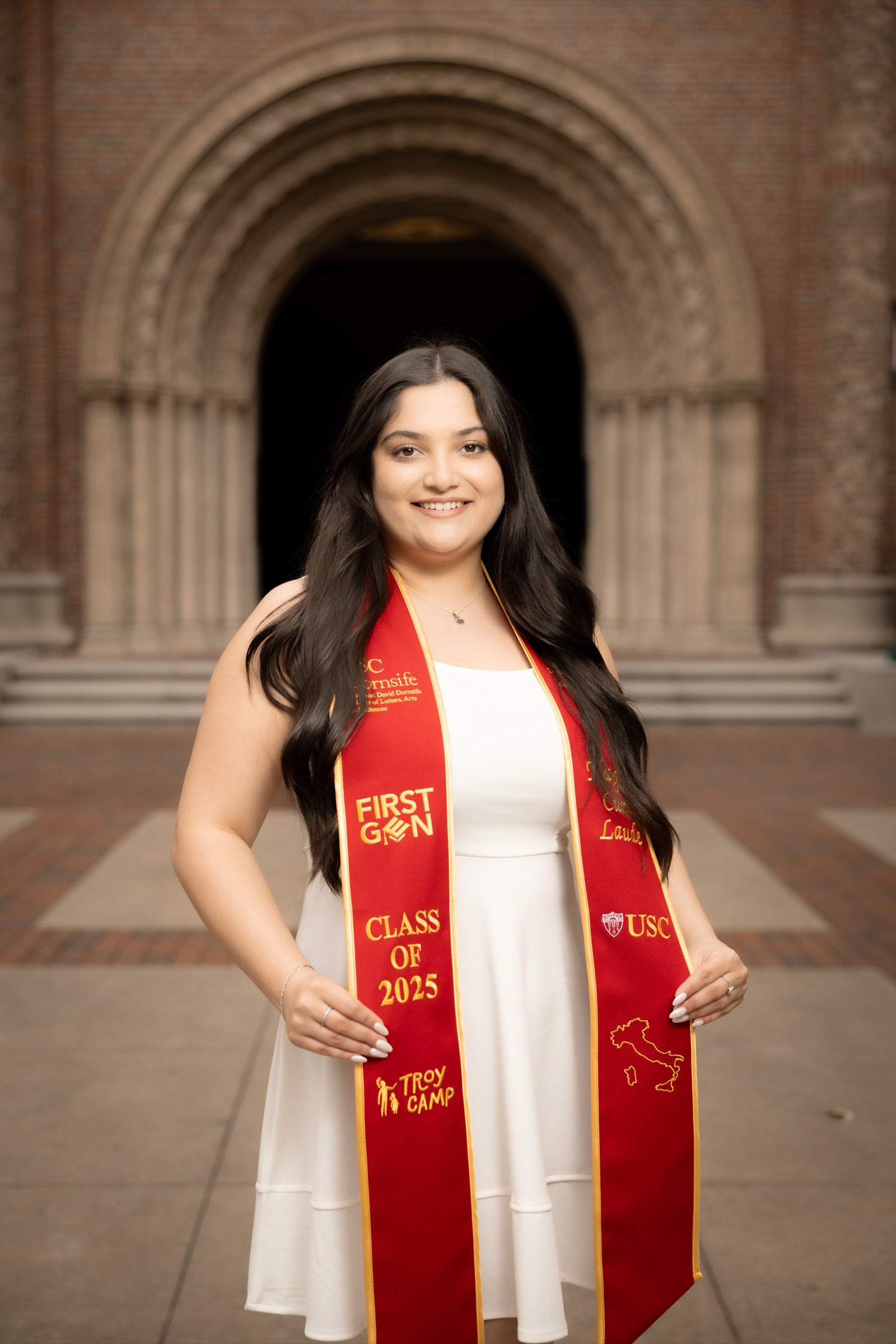 Bovard Auditorium graduation photo