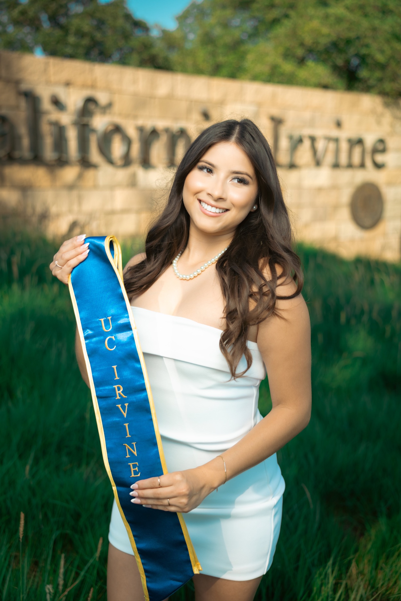 UCI Sign off Bison graduation photo