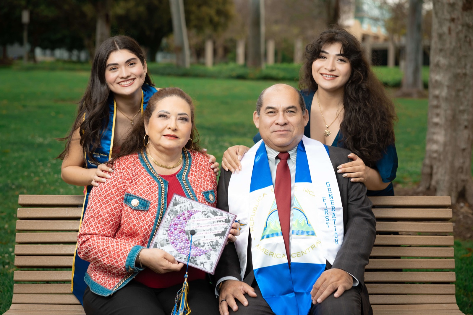 USC doctoral graduate in red regalia