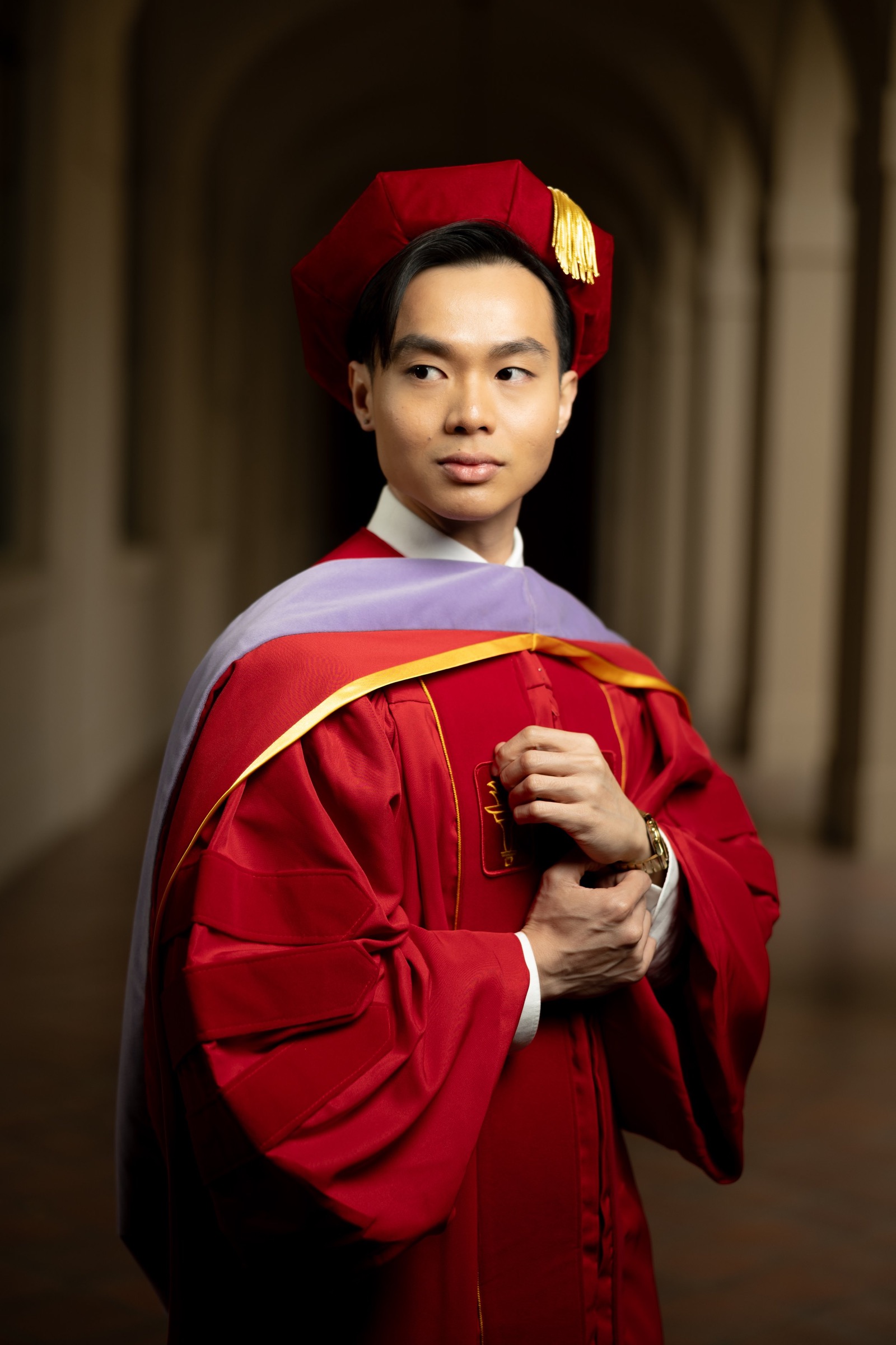USC graduation portrait